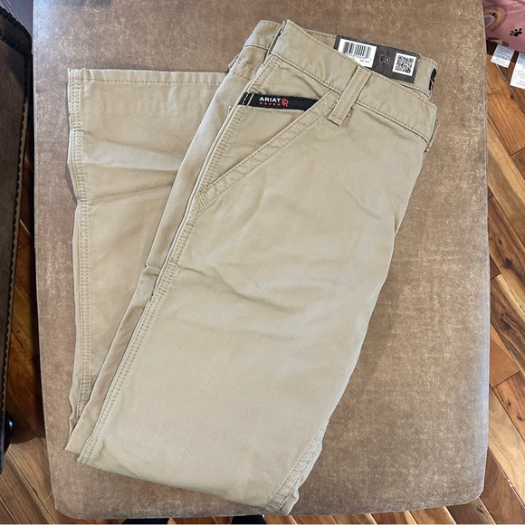 Ariat Men's FR Tan Pants - Picture 2 of 7